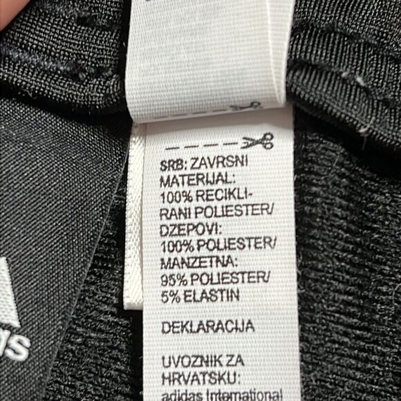 ADIDAS Mens Classic 3 Stripe Banded Bottom Joggers Track Pants Trefoil Hip Logo - Picture 7 of 7